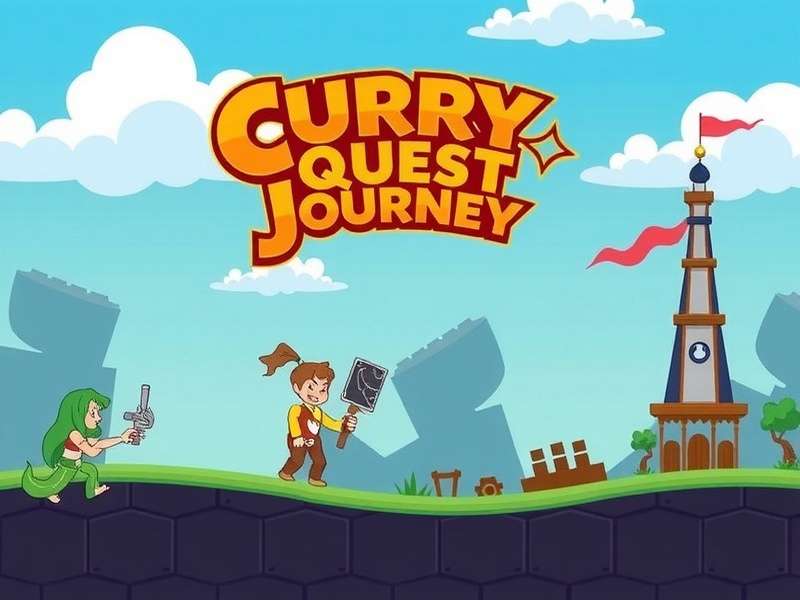 Exploring a vibrant Indian market in Curry Quest Journey Curry Quest Journey gameplay screenshot